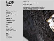 Tablet Screenshot of gabriele-undine-meyer.de